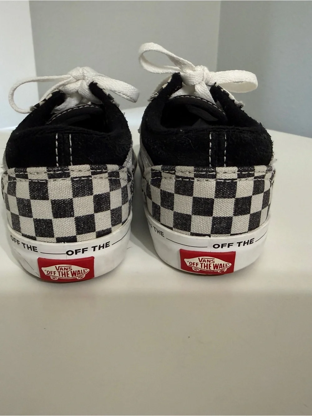 VANS Old Skool Black White Checkerboard Canvas Low Top Lace Up Sneaker Toddler10